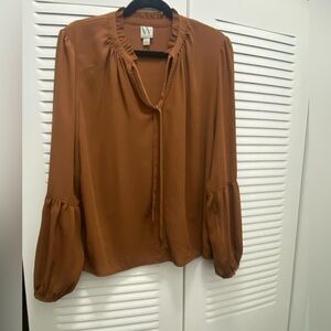 Brown blouse